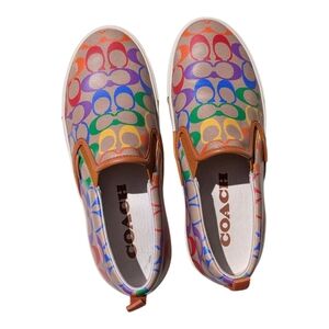 Coach Pride Slip-On Skate Sneakers